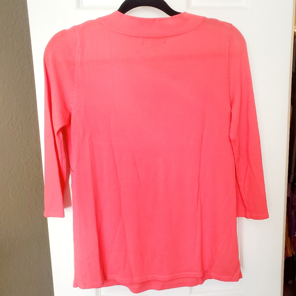 Boston Proper, Small, Salmon Color Top - Picture 2 of 3